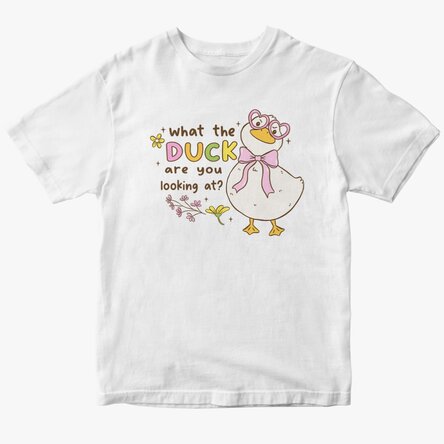 Tricou din bumbac personalizat - Cute duck