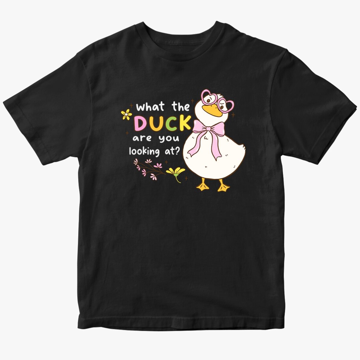Tricou din bumbac personalizat - Cute duck