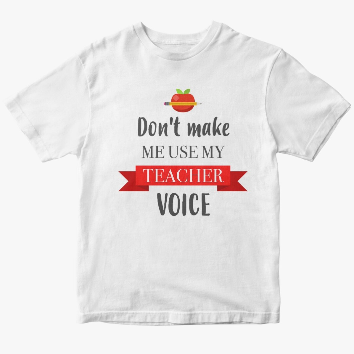 Custom cotton T-shirt with text - Don