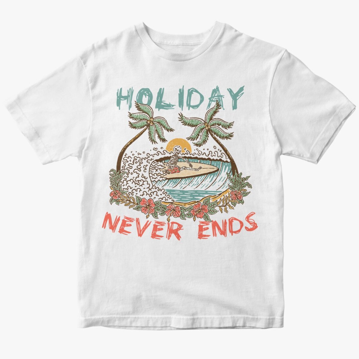 Tricou din bumbac personalizat cu text - Endless holiday