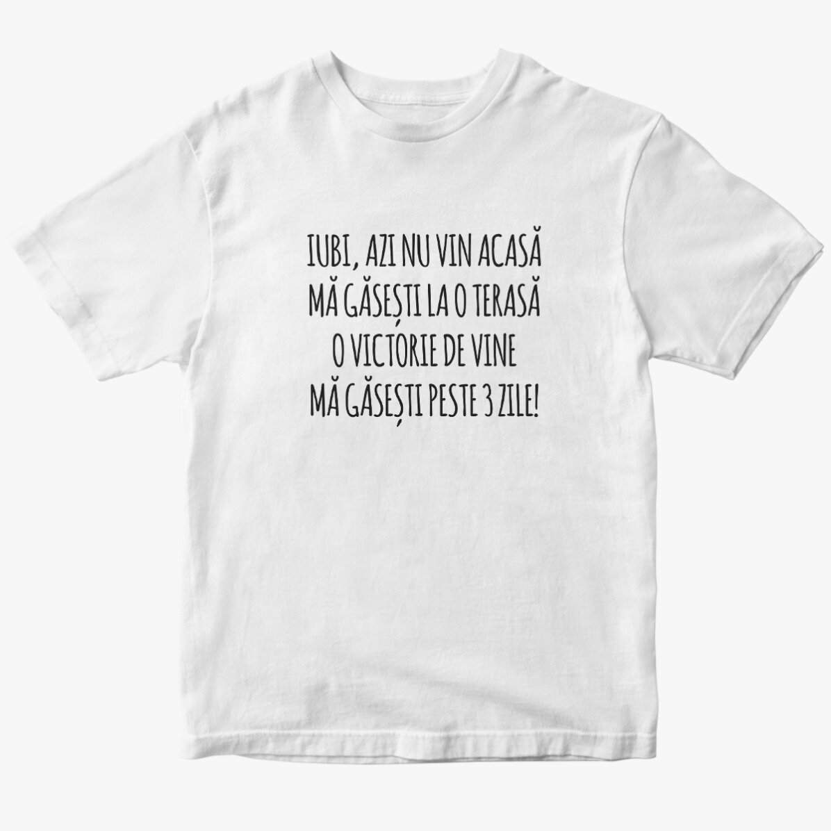 Custom cotton T-shirt with text - EURO Escape