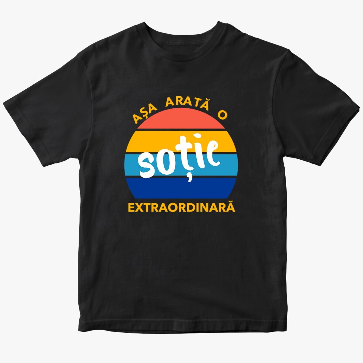 Custom cotton T-shirt with text - Extraordinary