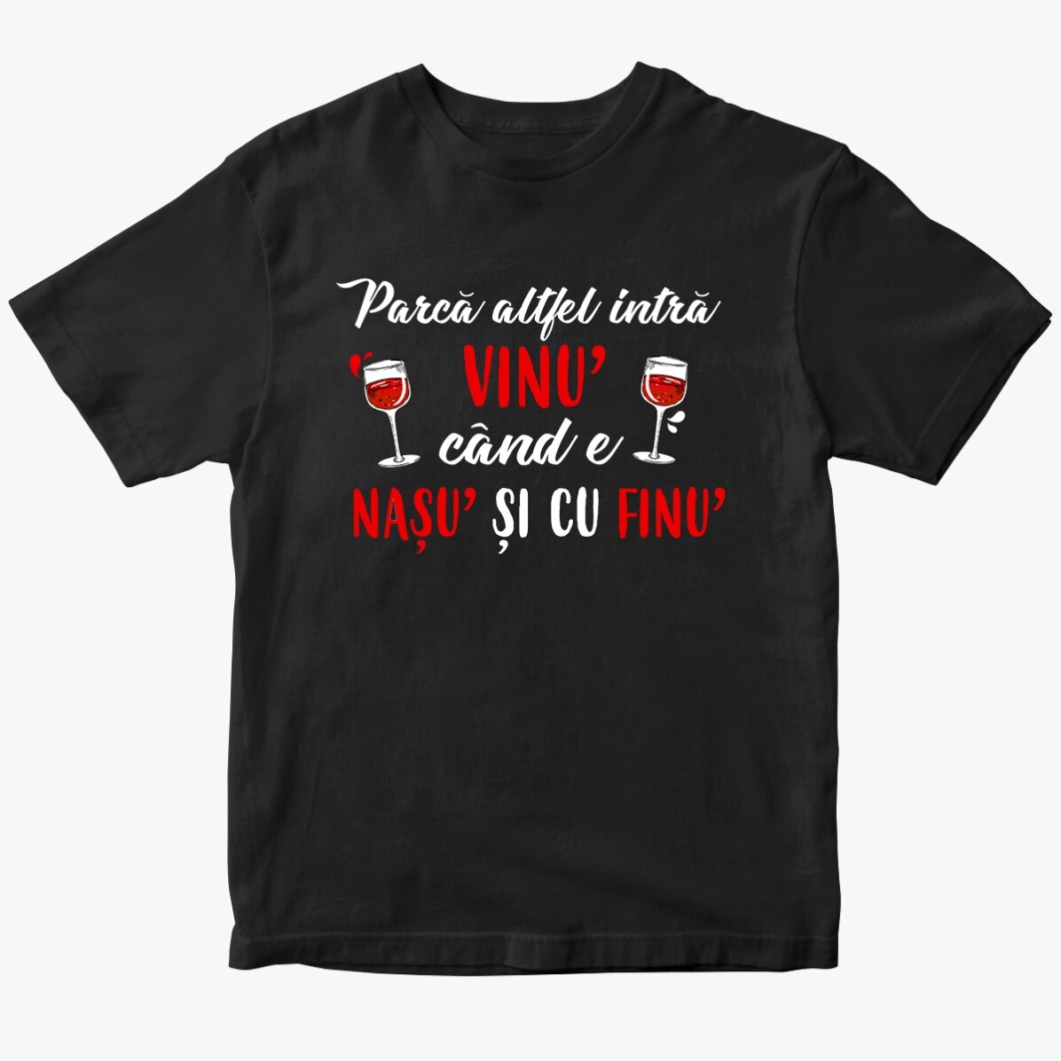Custom cotton T-shirt with text - Finu