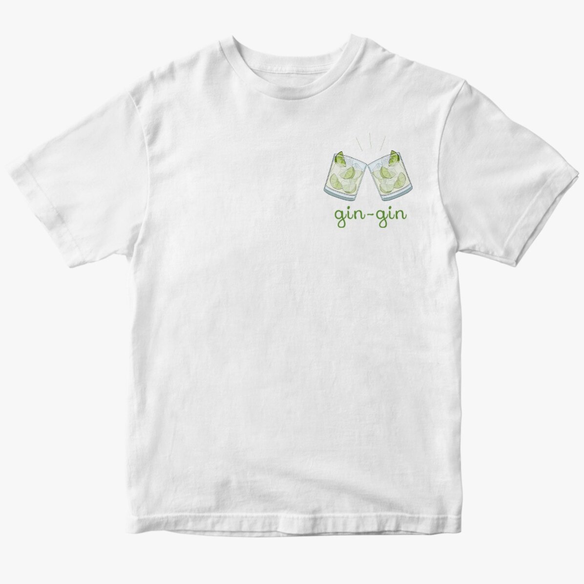 Tricou din bumbac personalizat cu text - Gin-gin