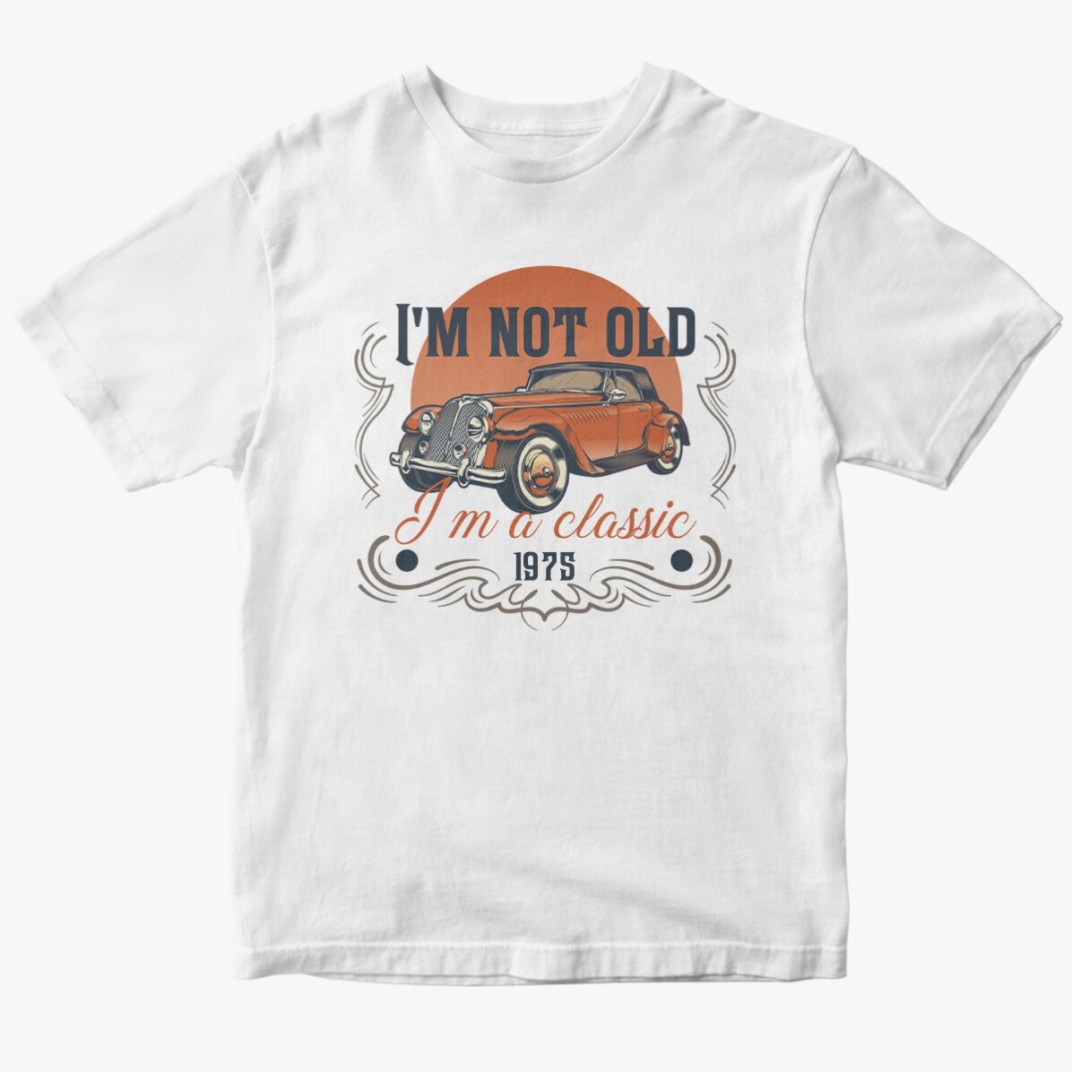 Custom cotton T-shirt with text - I