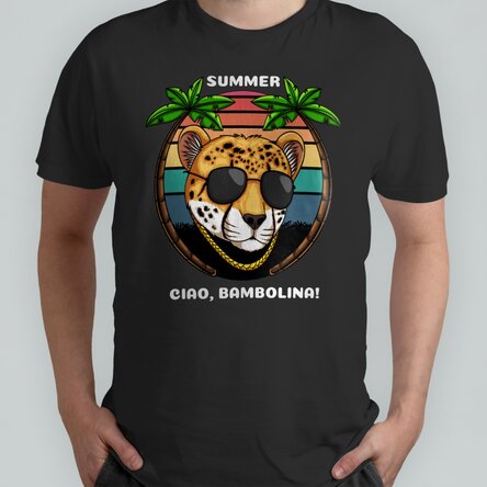 Tricou din bumbac personalizat cu text - Jaguar style