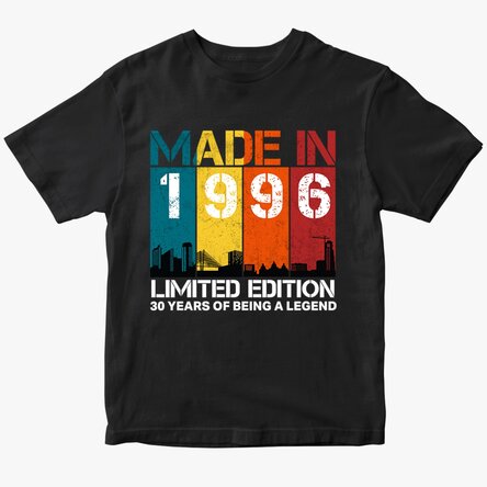 Custom cotton T-shirt with text - Made in