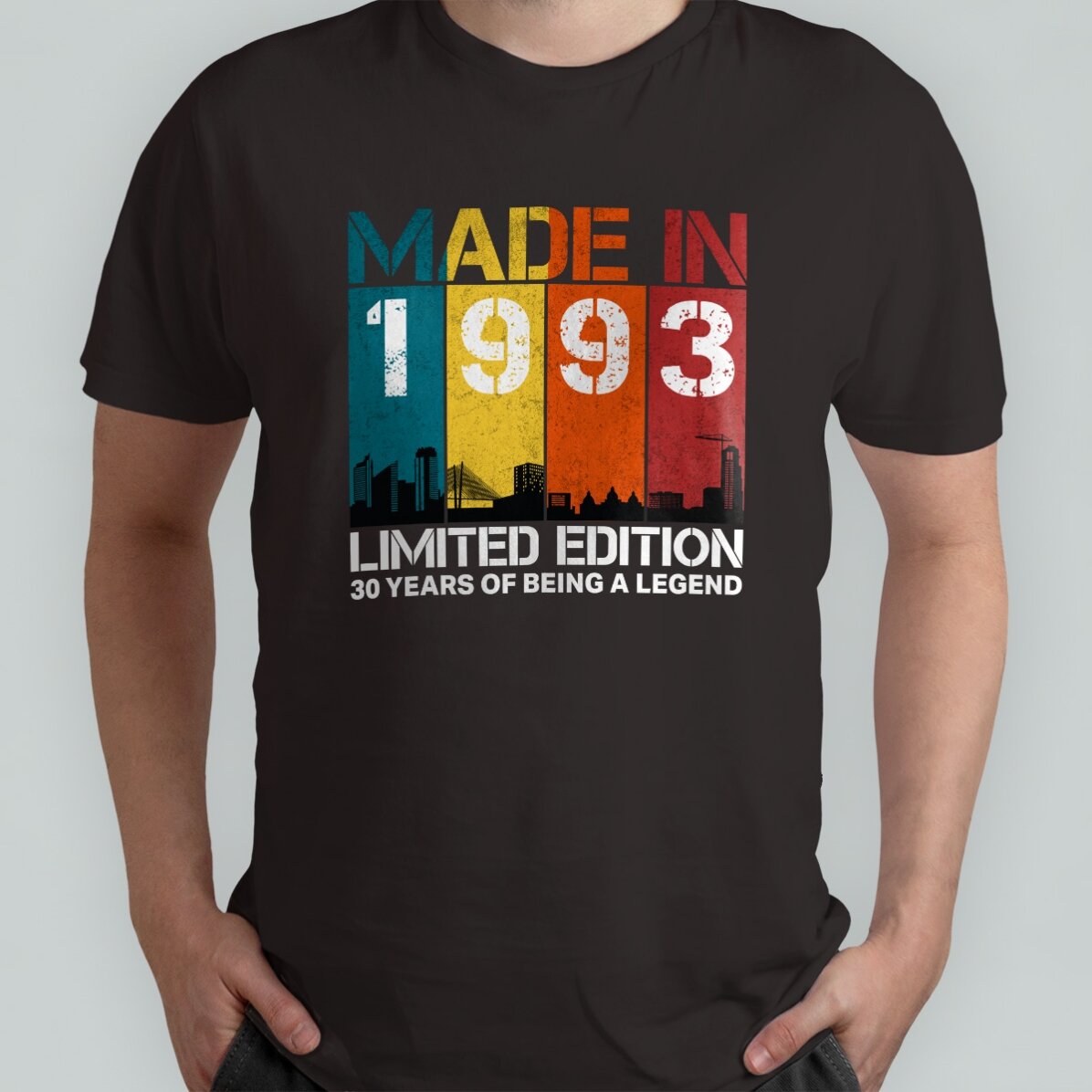 Custom cotton T-shirt with text - Made in