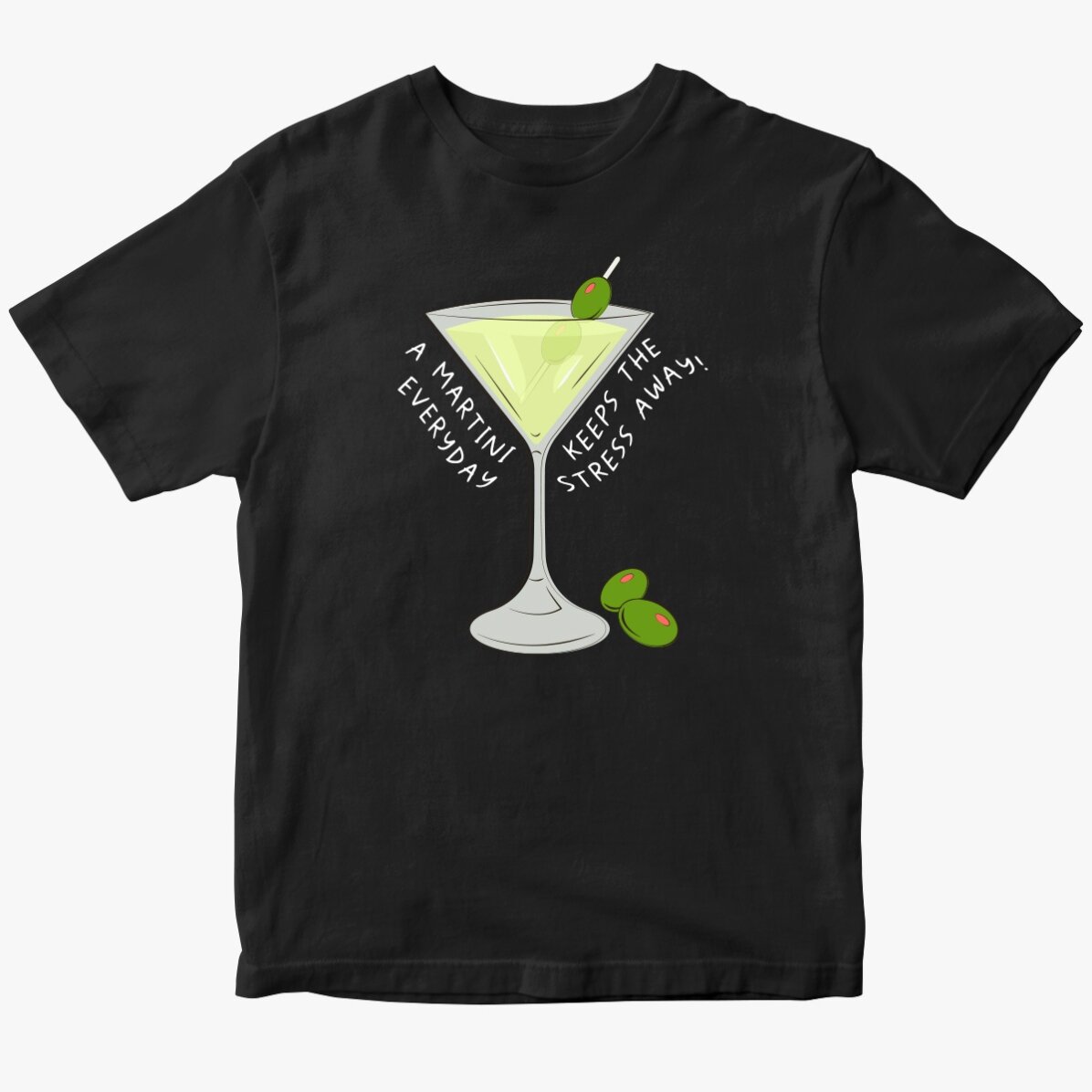 Tricou din bumbac personalizat cu text - Martini
