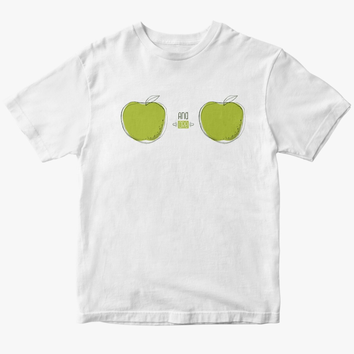 Custom cotton T-shirt with text - MERE
