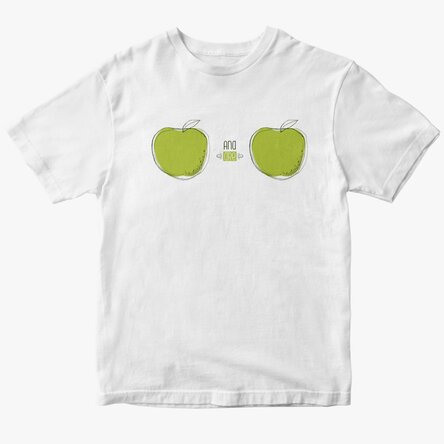 Custom cotton T-shirt with text - MERE