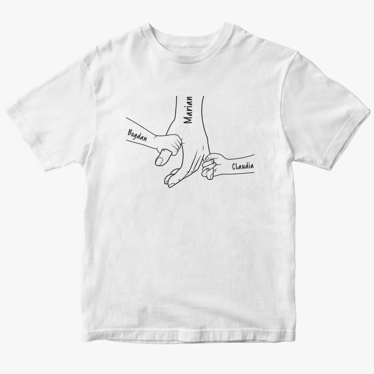 Custom cotton T-shirt with text - Always close