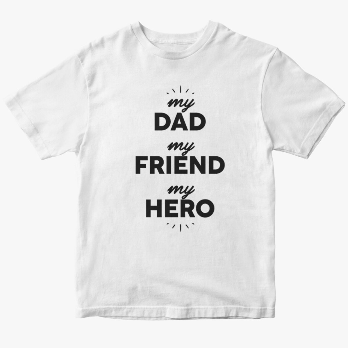 Personalised cotton T-shirt with text - My person
