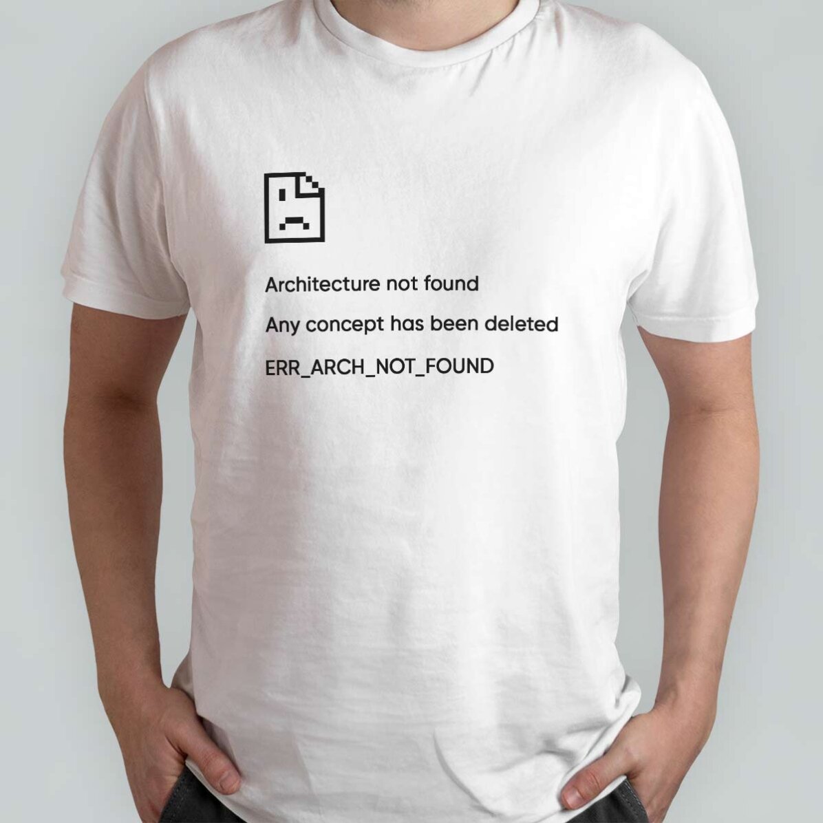 Tricou din bumbac personalizat cu text - Not Found