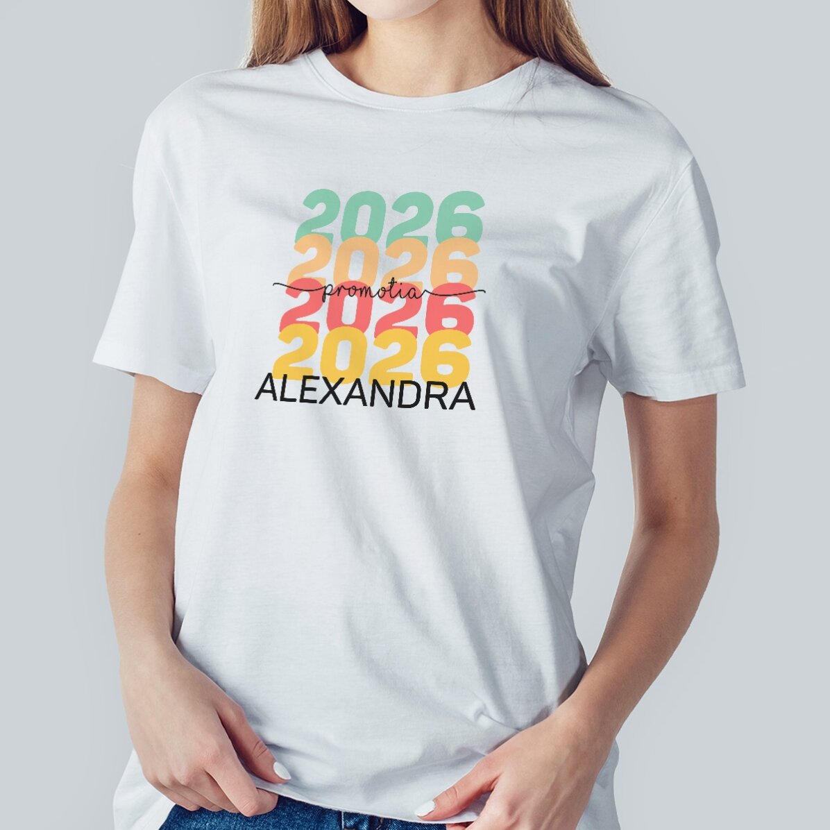 Custom cotton T-shirt with text - Promotion