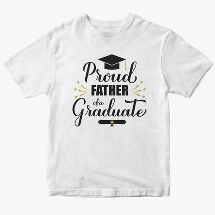Custom cotton T-shirt with text - Proud