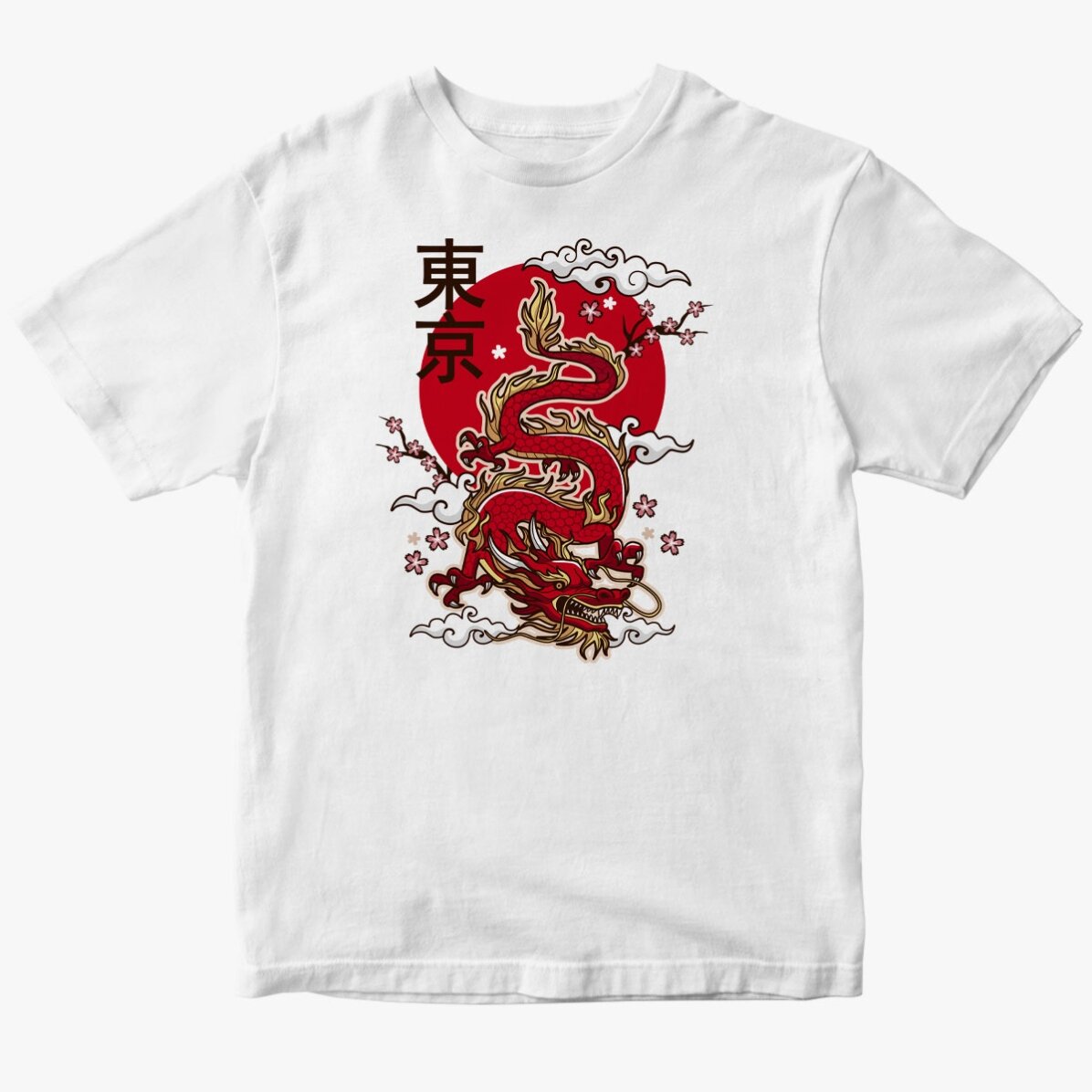 Tricou din bumbac personalizat - Dragon