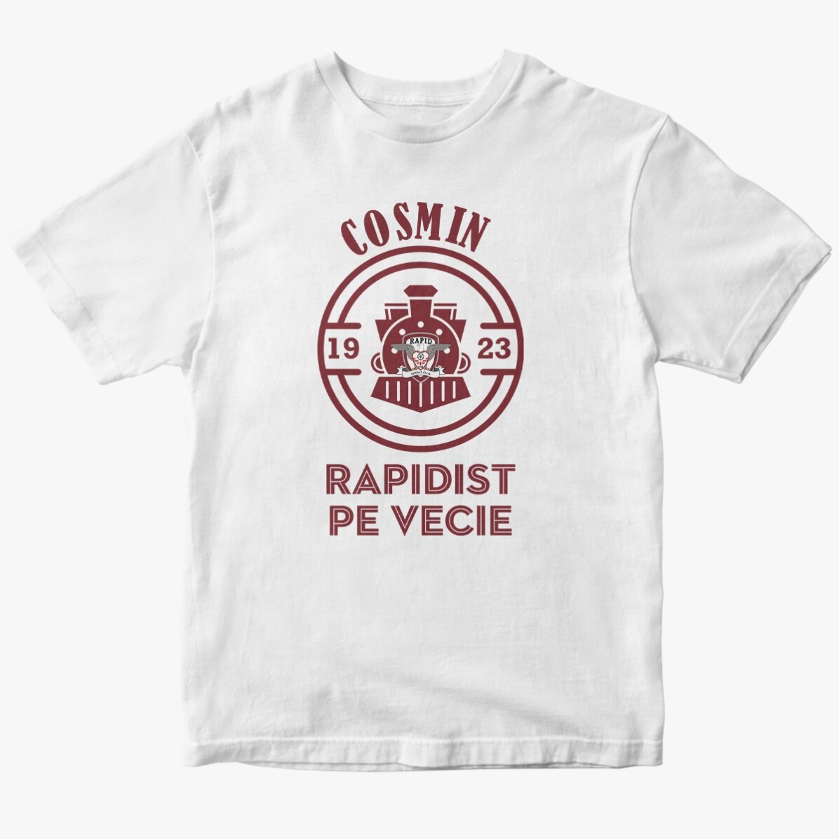 FC Rapid customised cotton T-shirt with text - Rapidist forever