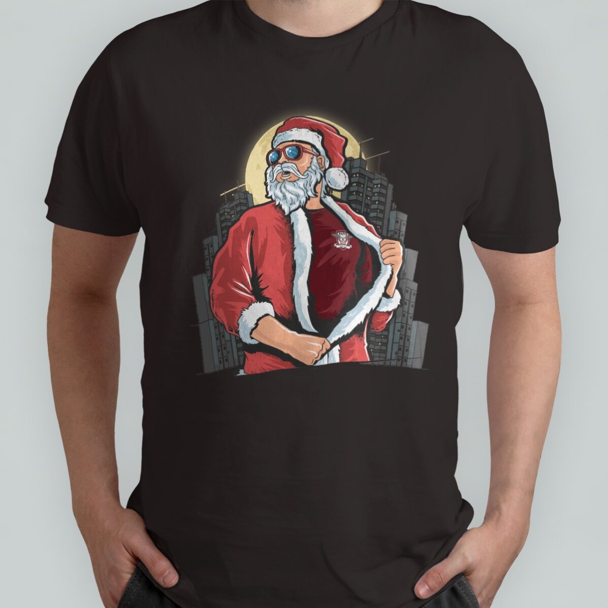 FC Rapid Christmas customised cotton T-shirt - Mosul Rapidist