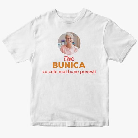 Custom cotton T-shirt with text - Grandmother