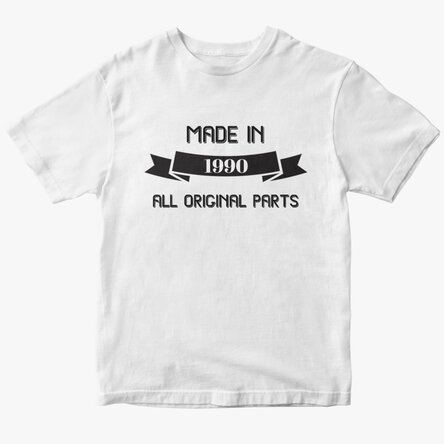 Personalised T-shirt - All original parts