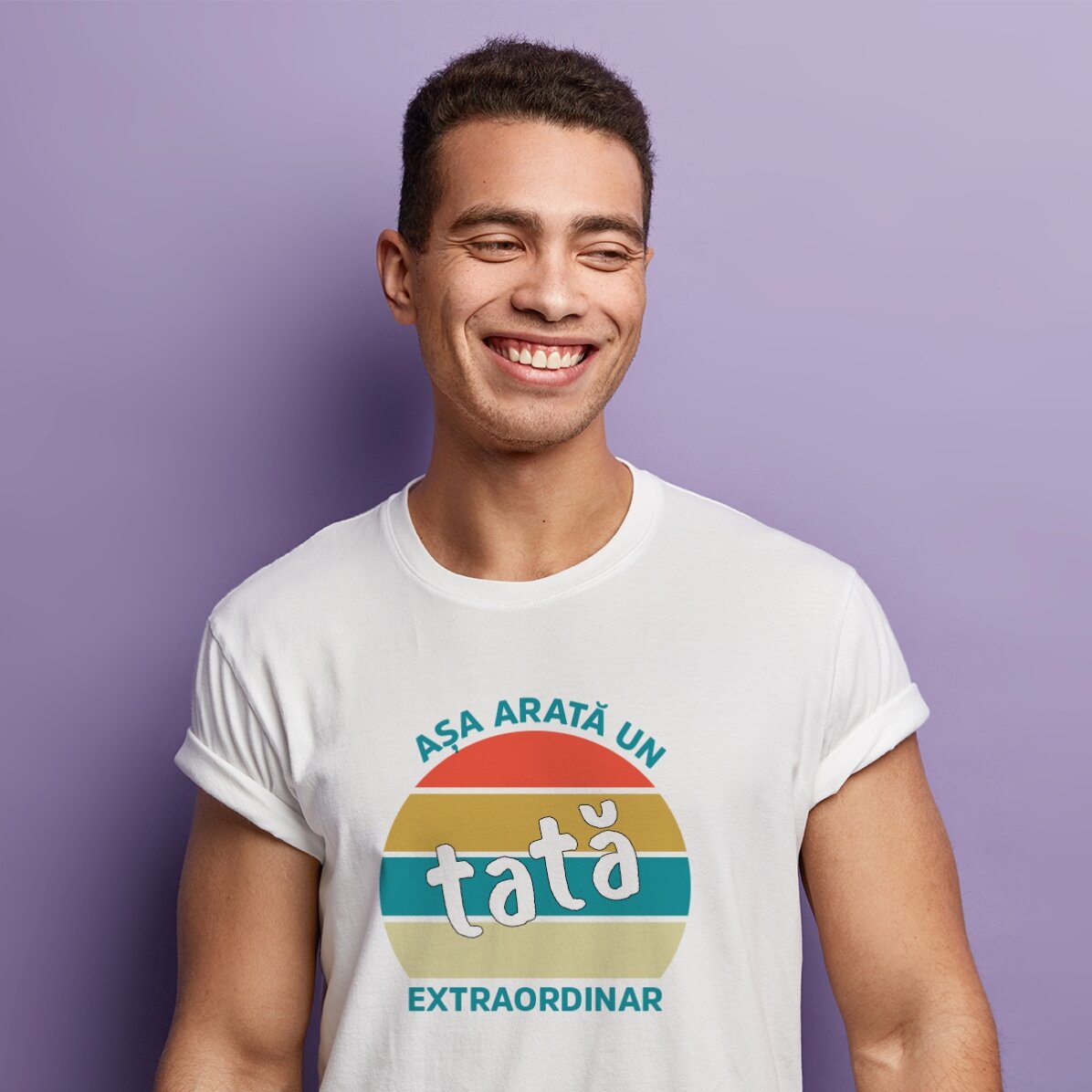 Tricou personalizat cu text - El e extraordinar