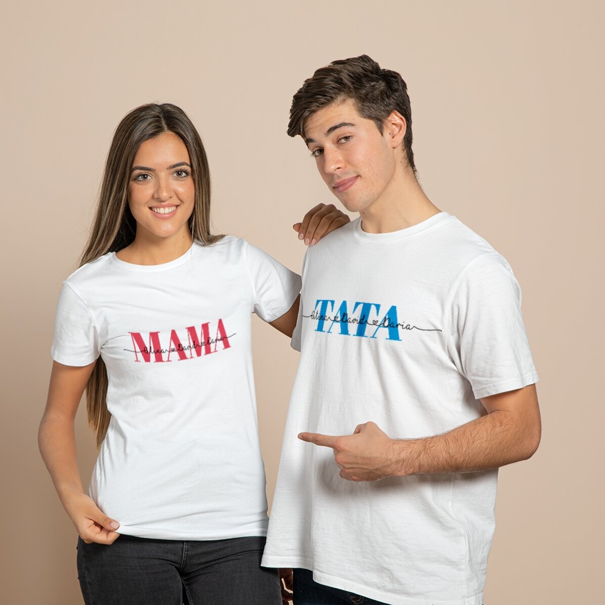 Tricou personalizat cu text - Family