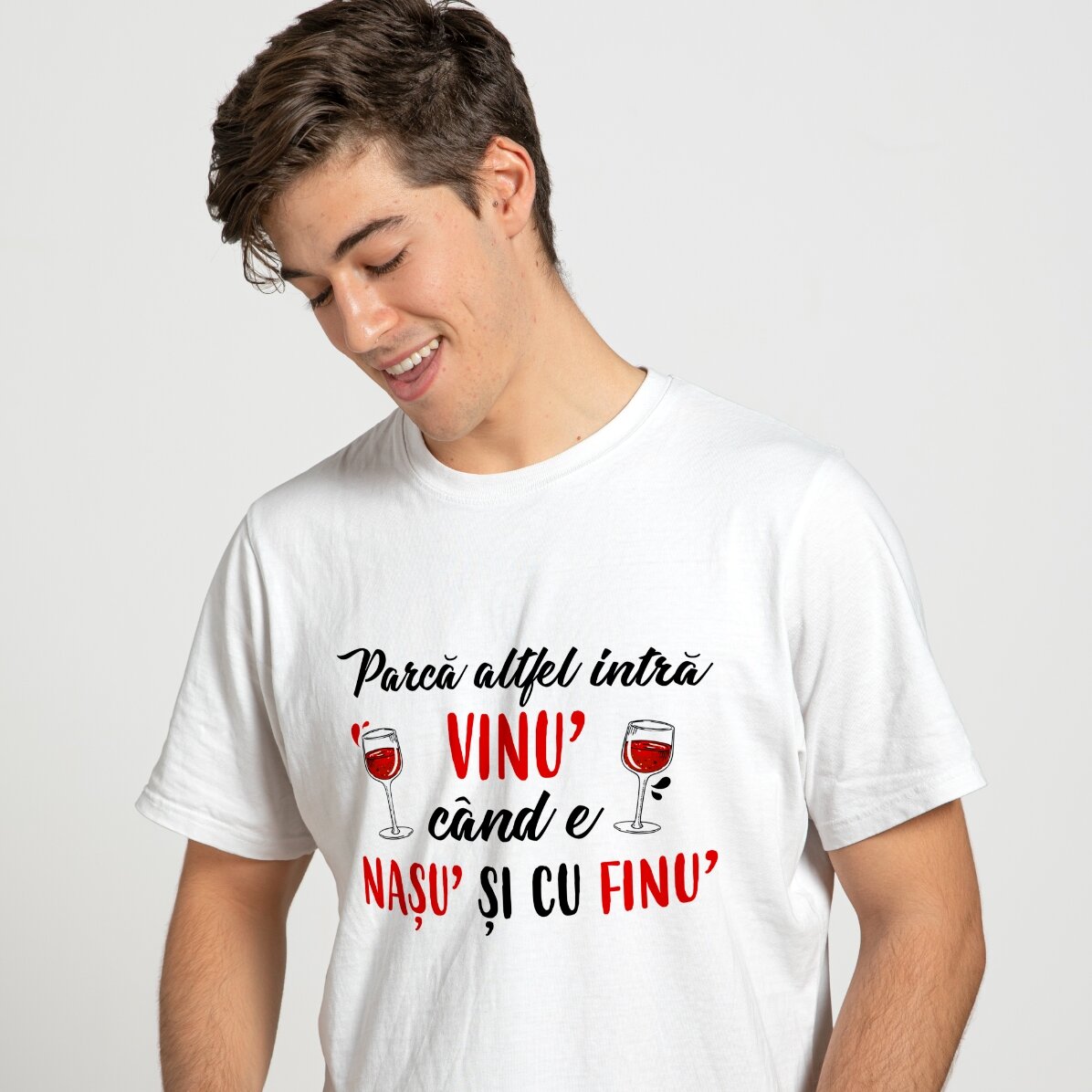 Tricou personalizat cu text - Finu și nașu