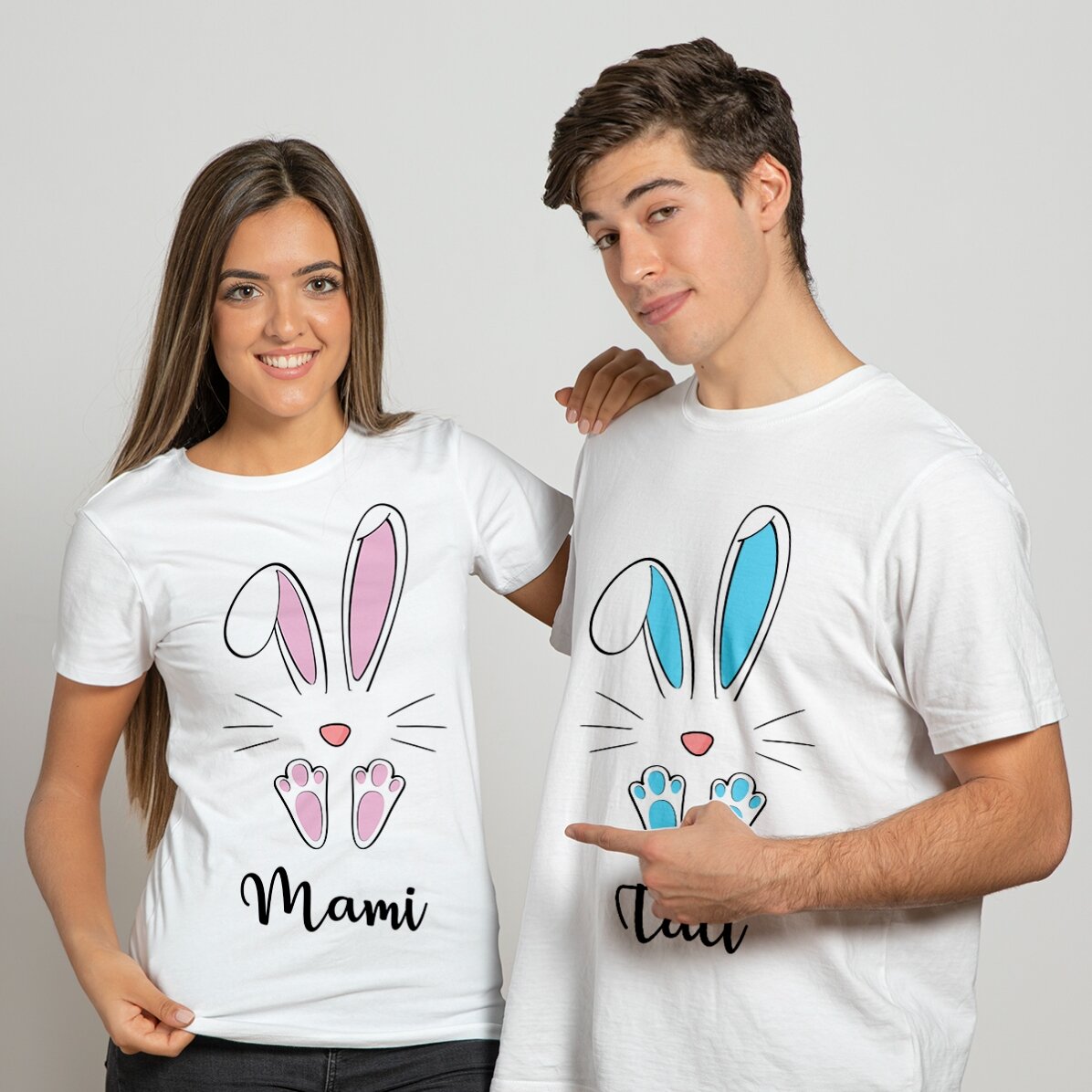 Personalised T-shirt with text - Iepuras