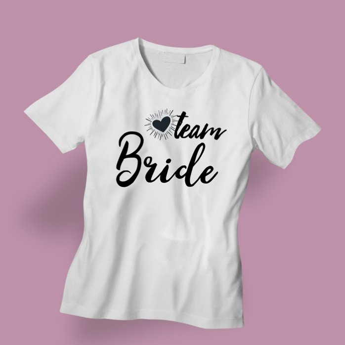 Tricou personalizat cu text - Team Bride