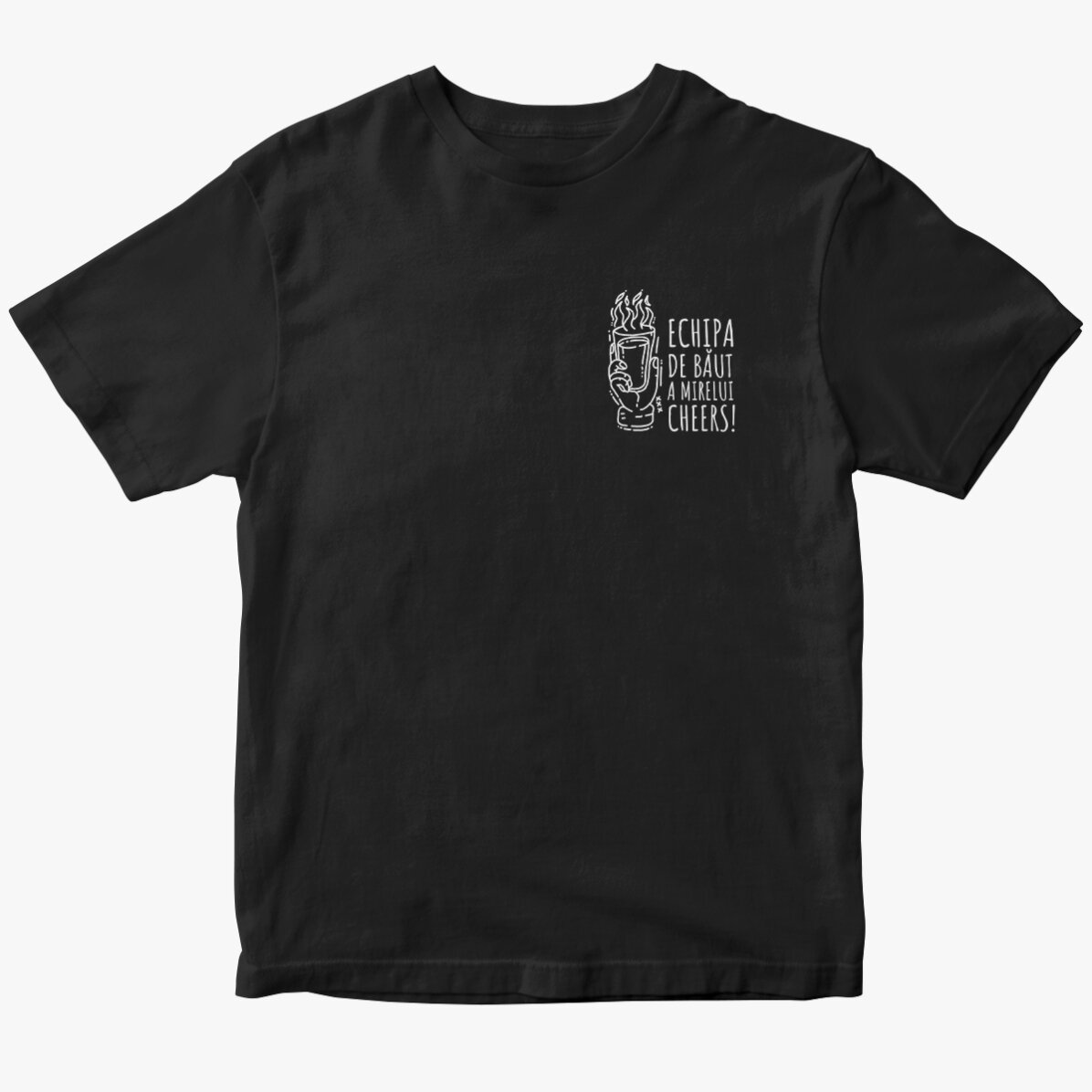 Personalised T-shirt with text for stag parties - Groom