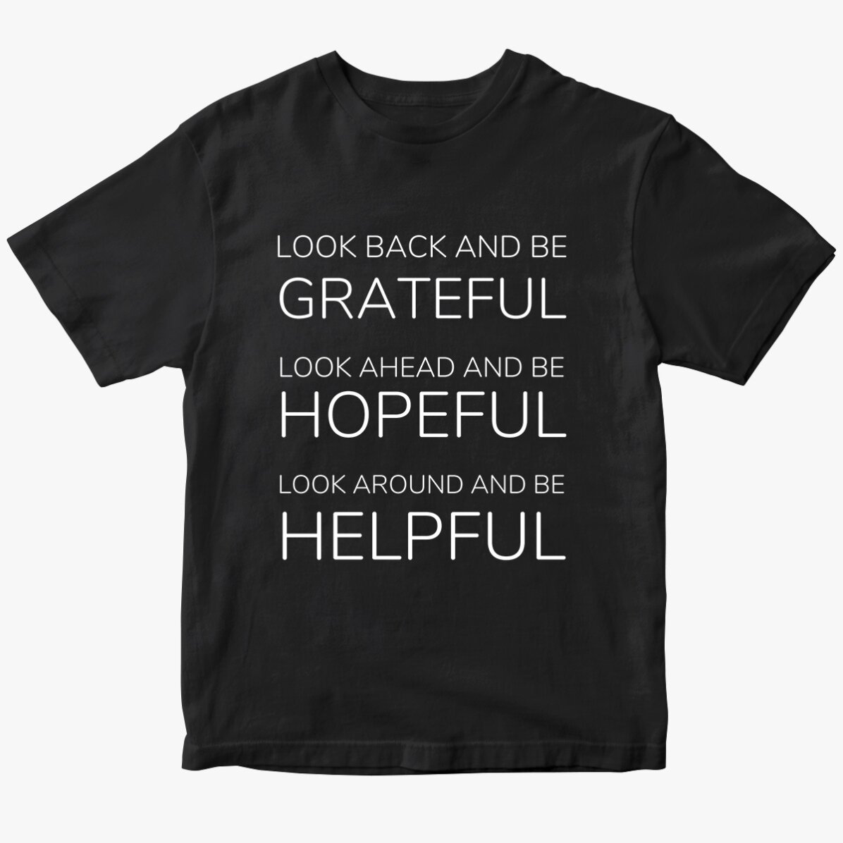 Personalised T-shirt with text - portrait