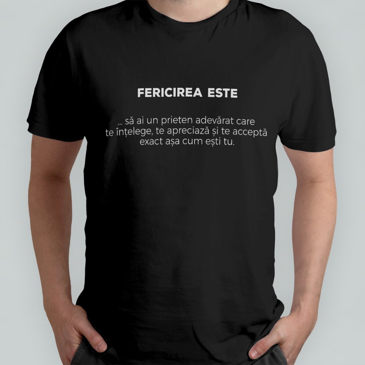 Tricou personalizat cu text 