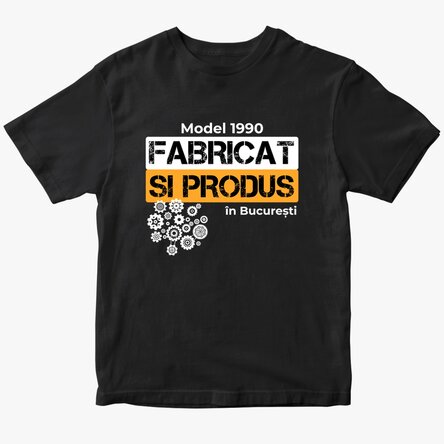 Personalised T-shirt - model Year of manufacture