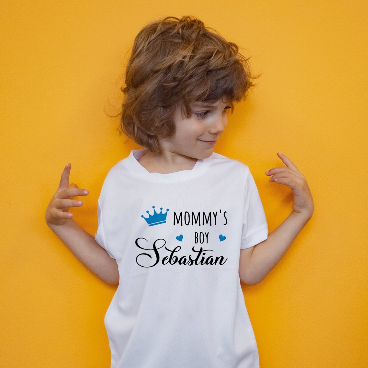 Tricou sport pentru copii personalizat cu text - Special