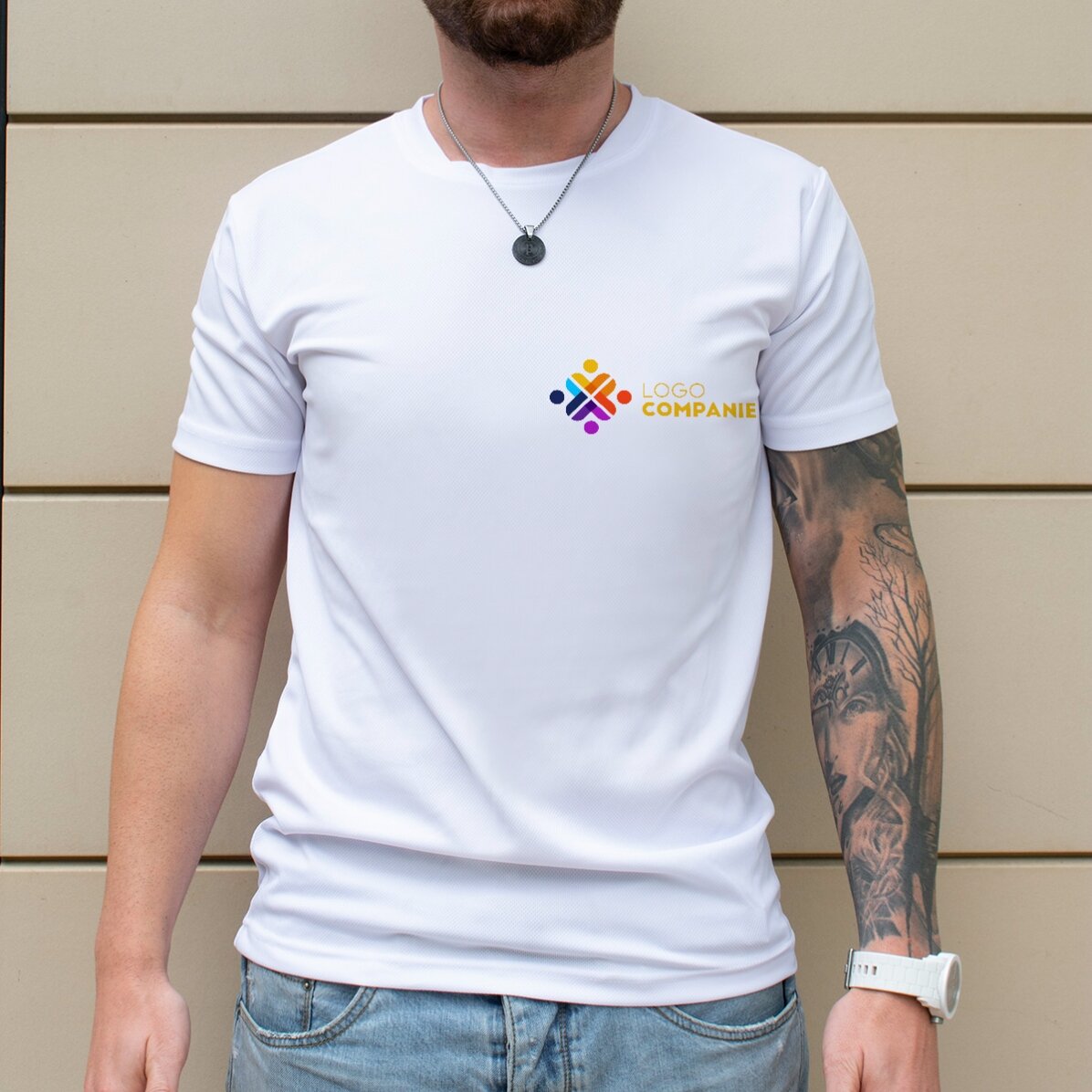 Tricou sport personalizat cu logo
