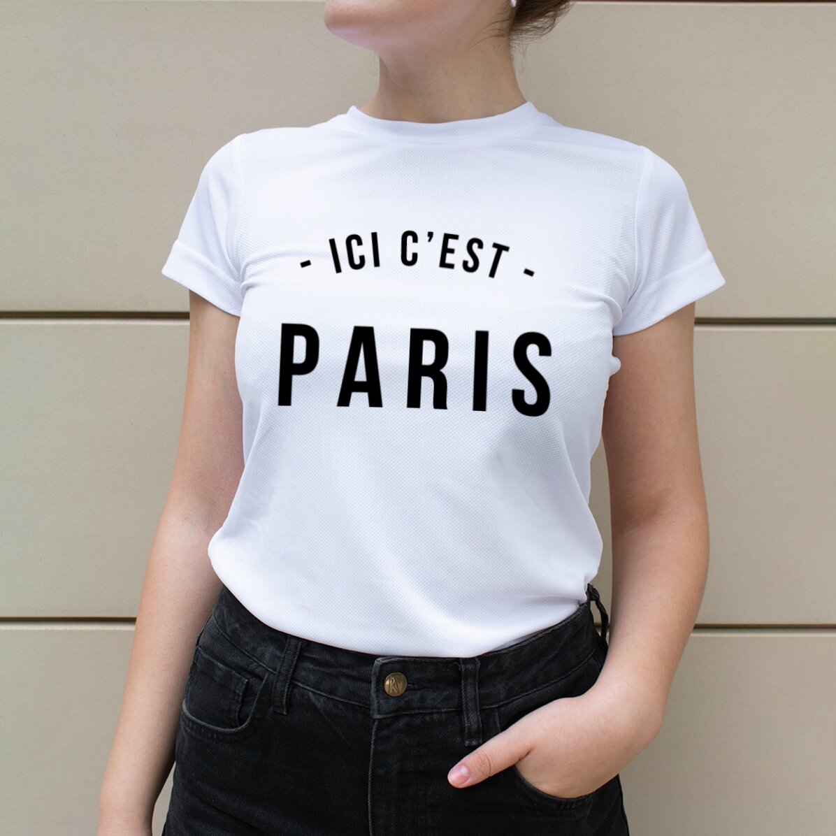 Tricou sport personalizat pe față cu mesaj