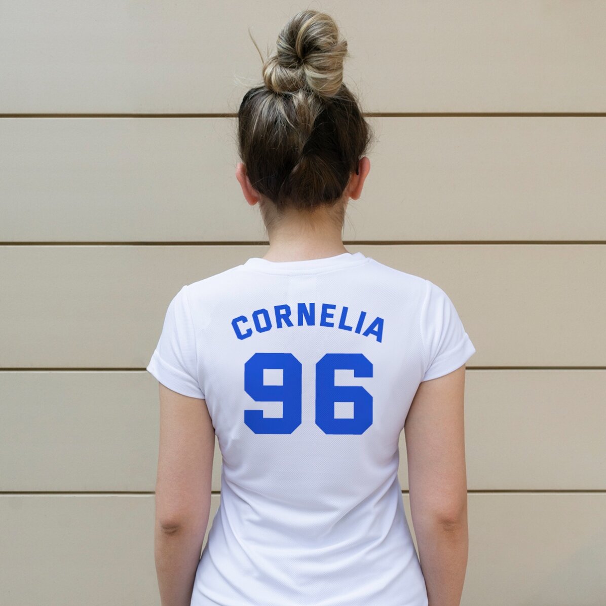 Tricou sport personalizat pe spate cu nume și număr - Pasionat de fotbal