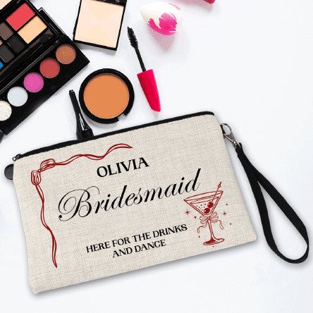 Personalised make-up kit with text - The Bride’s Team