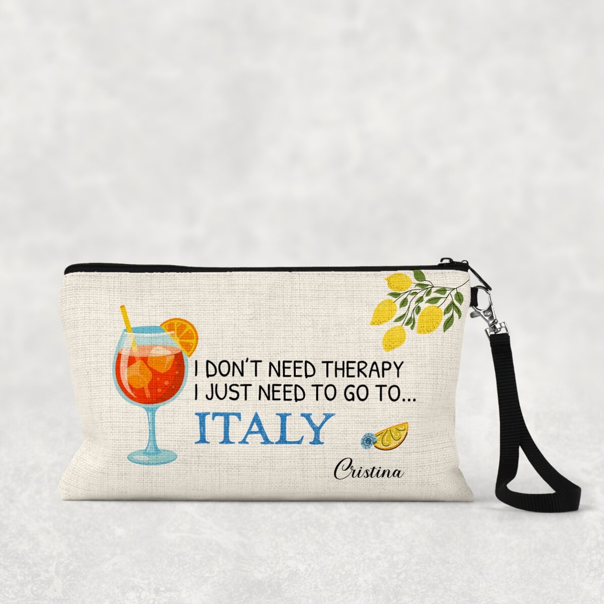 Personalised make-up kit with text - Italy