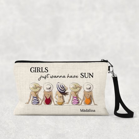 Personalised make-up kit with text - Summer girls