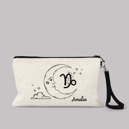 Trusă make-up personalizată cu text - Zodia Capricorn