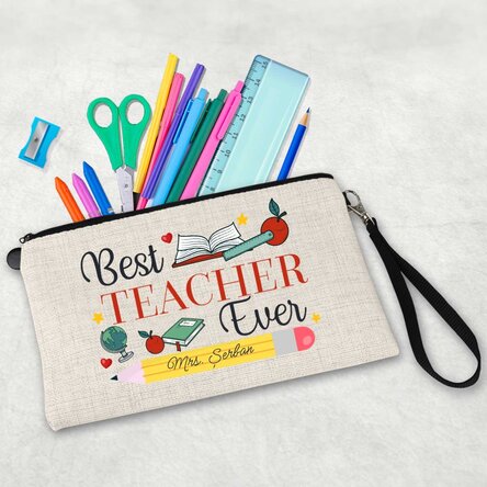 Trusă pentru profesori personalizată cu text - Best Teacher Ever