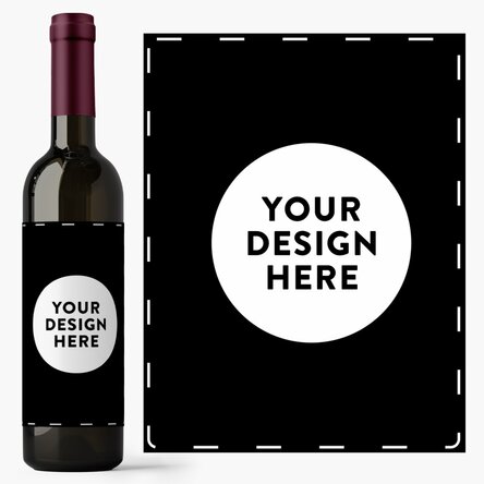 Personalised wine with your own graphics