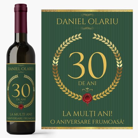 Personalised wine with text - Special Gift