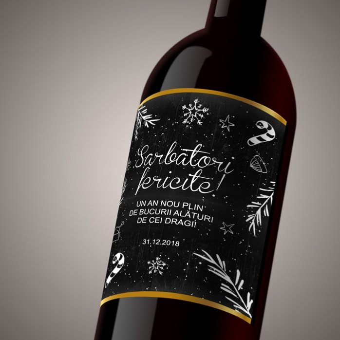 Vin personalizat - Christmas Time