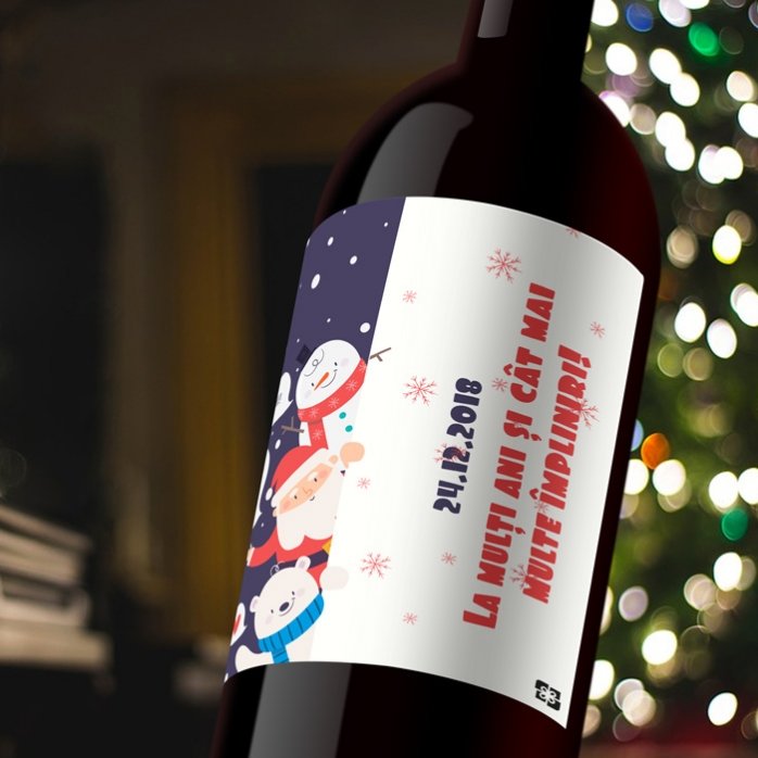 Personalised wine - Father Christmas