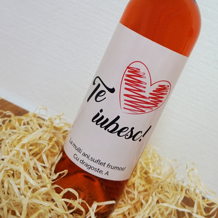Vin personalizat - Te iubesc